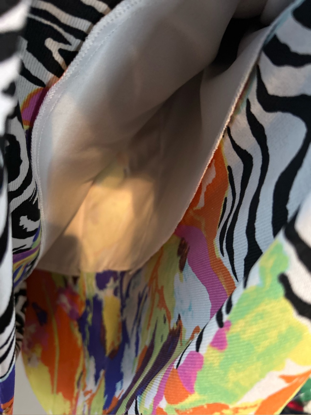 Joseph Ribkoff mesh insert skirt - Picture 4 of 13